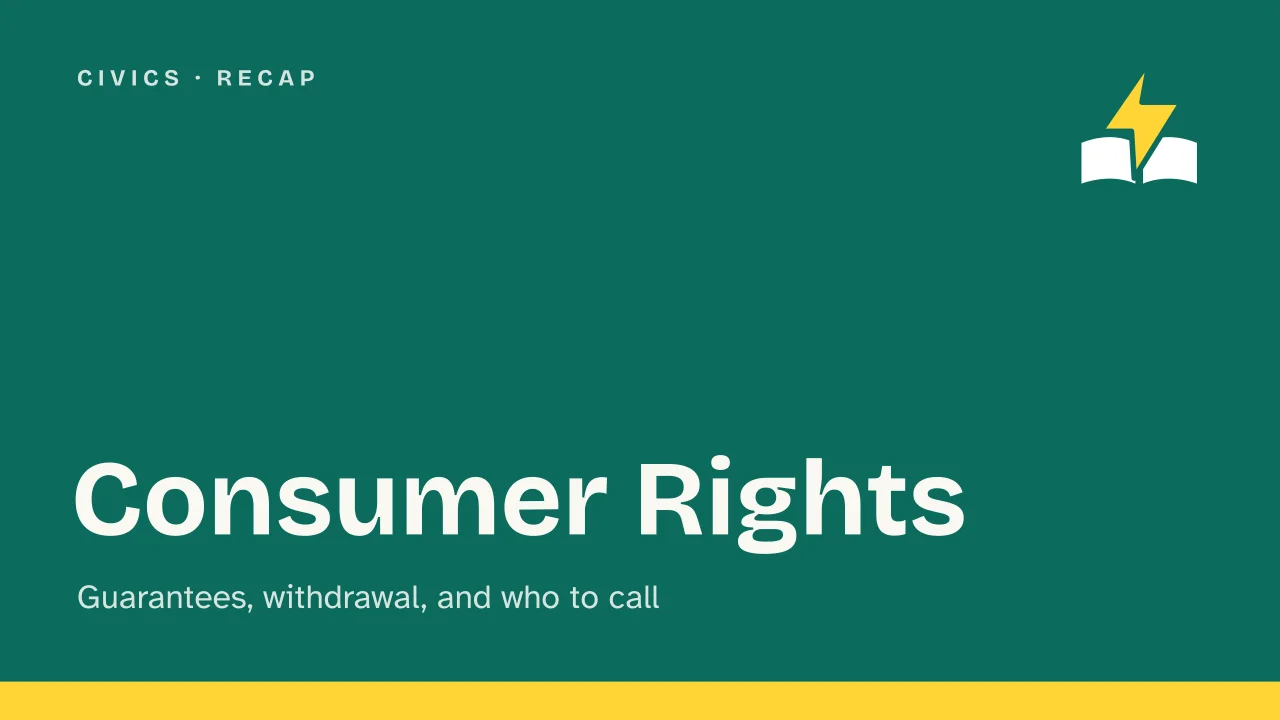 Slide 1 of the presentation on Consumer Rights: Consumer Rights