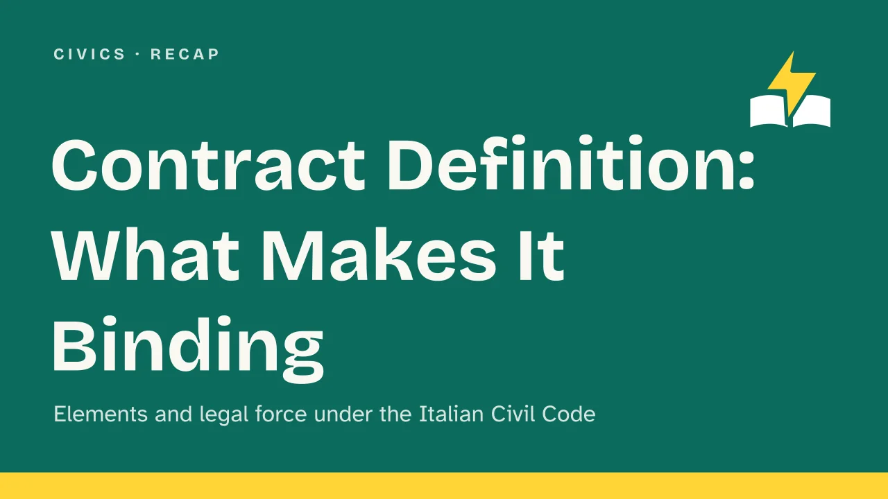 Slide 1 of the presentation on Contract Definition: Contract Definition: What Makes It Binding