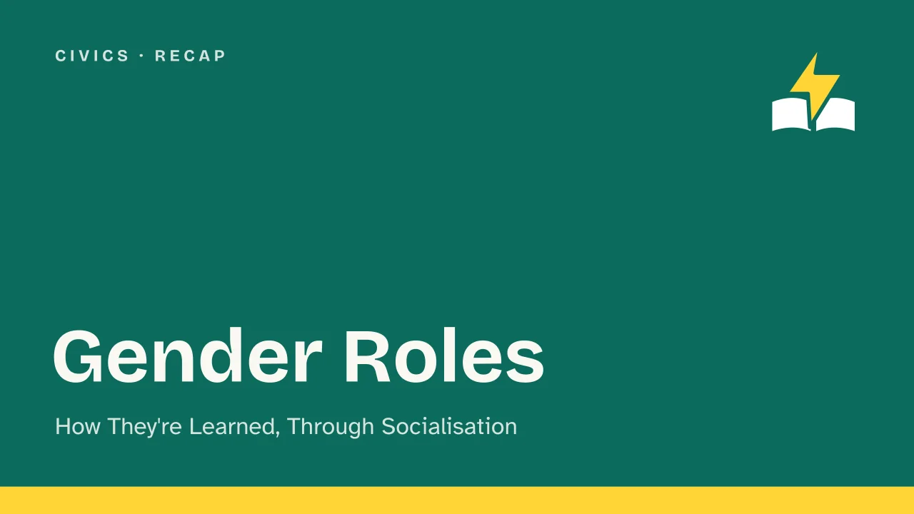 Slide 1 of the presentation on Gender Role Socialisation: Gender Roles