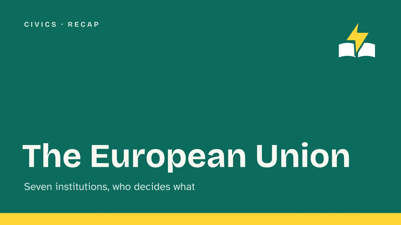 Slide 1 of the presentation on How the European Union Works: The European Union