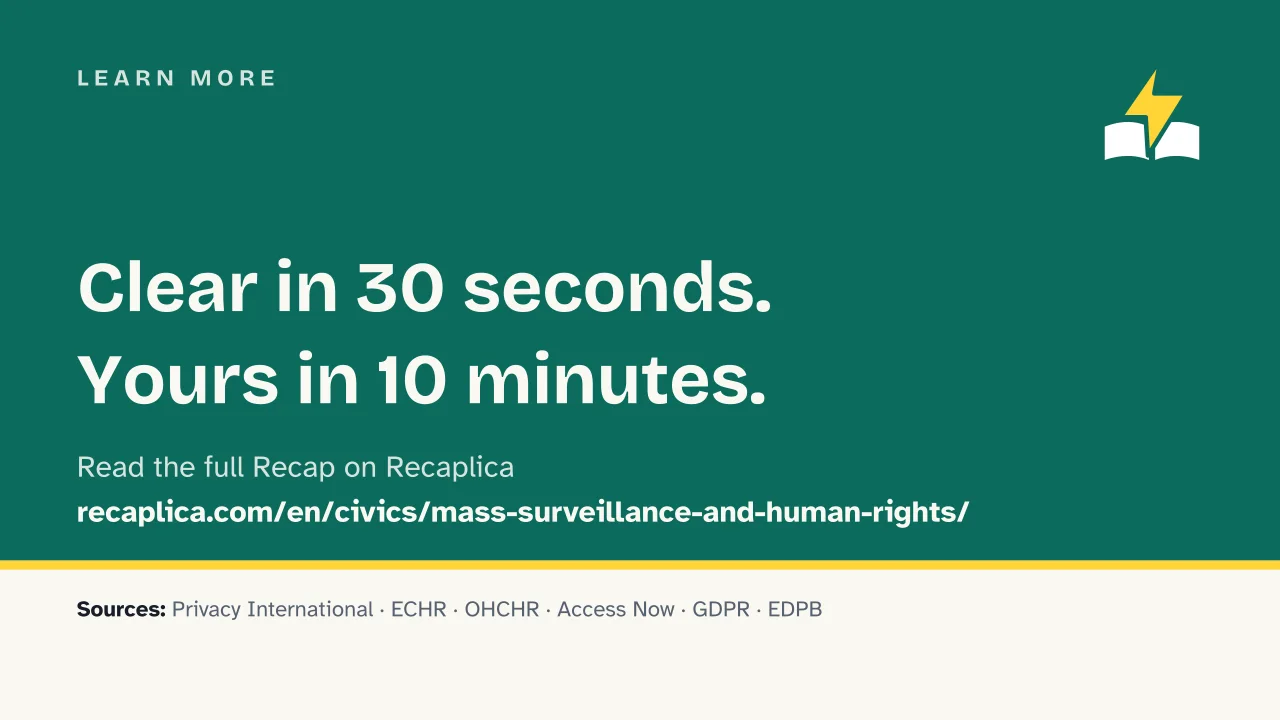 Slide 14 of the presentation on Mass Surveillance: Learn more