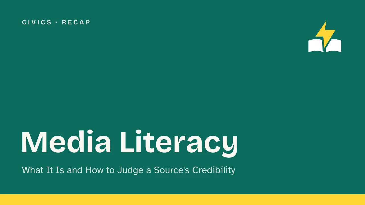 Slide 1 of the presentation on Media Literacy: Media Literacy
