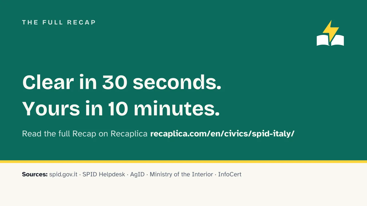 Slide 16 of the presentation on SPID: The full Recap