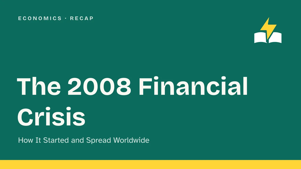 Slide 1 of the presentation on 2008 Financial Crisis: The 2008 Financial Crisis