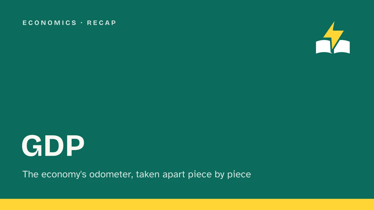 Slide 1 of the presentation on GDP: GDP
