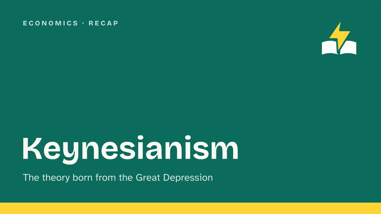 Slide 1 of the presentation on Keynesianism explained: Keynesianism