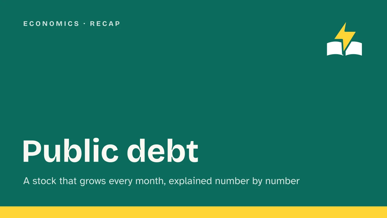 Slide 1 of the presentation on Public debt: Public debt