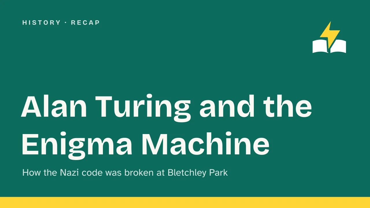 Slide 1 of the presentation on Alan Turing and the Enigma Machine: Alan Turing and the Enigma Machine