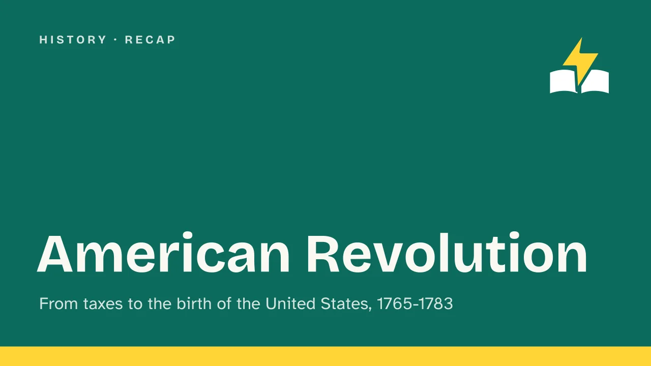 Slide 1 of the presentation on American Revolution: American Revolution