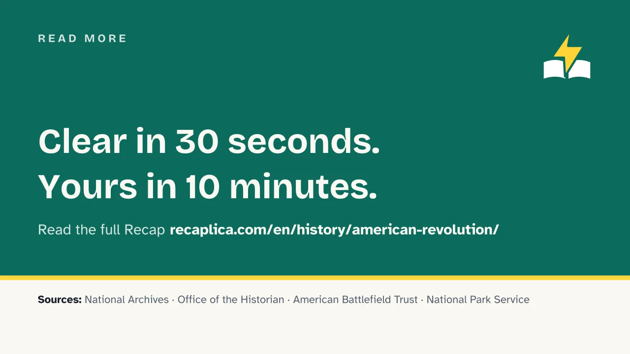 Slide 16 of the presentation on American Revolution: Read more