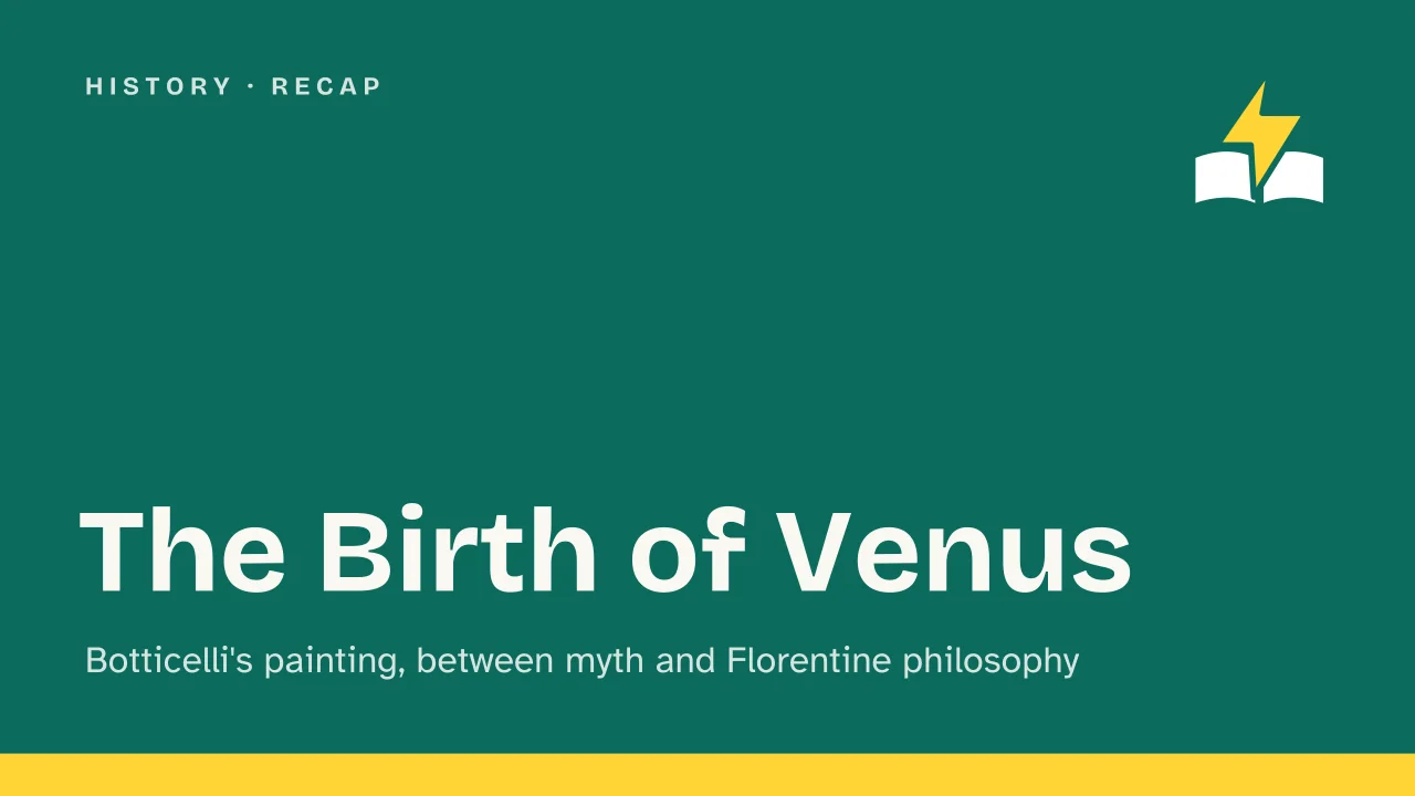 Slide 1 of the presentation on The Birth of Venus by Botticelli: The Birth of Venus