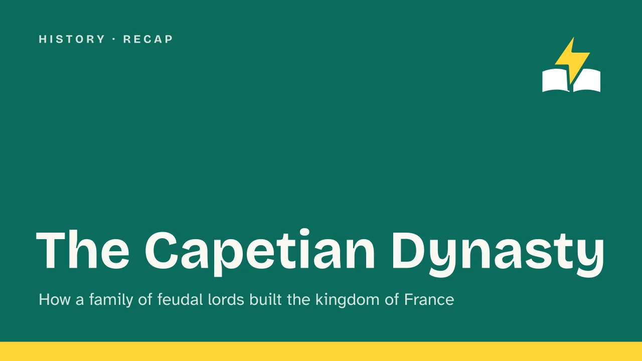 Slide 1 of the presentation on Capetian Dynasty: The Capetian Dynasty