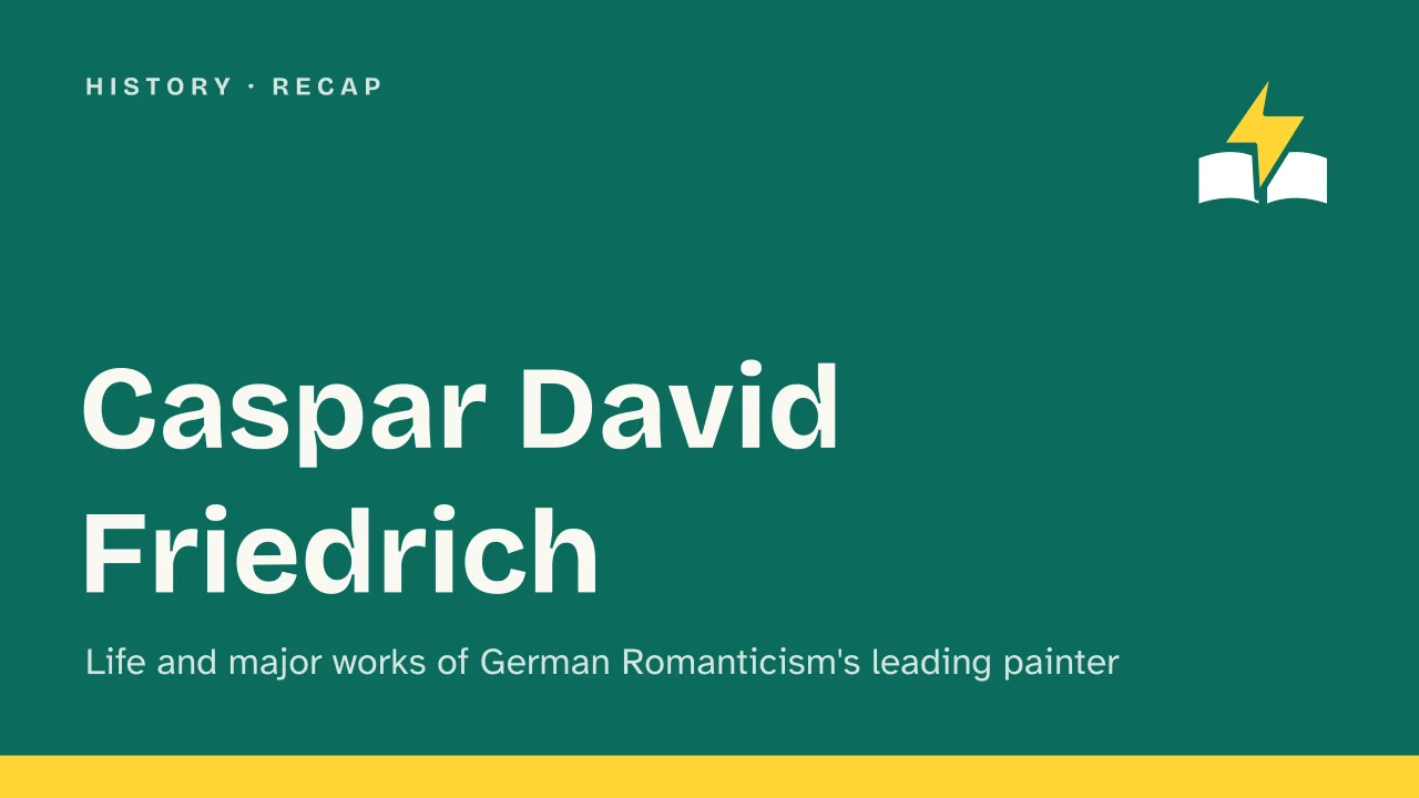 Slide 1 of the presentation on Caspar David Friedrich: Caspar David Friedrich