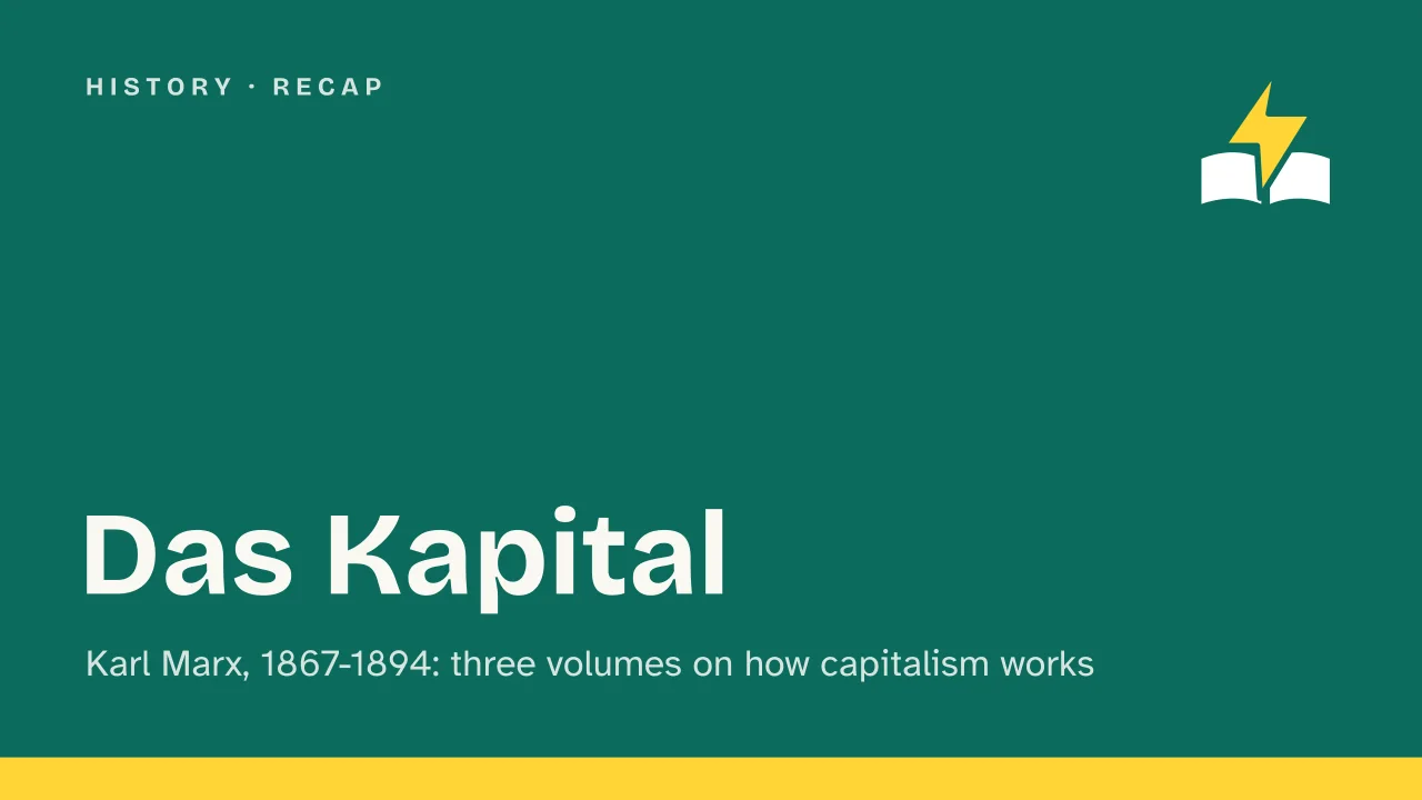 Slide 1 of the presentation on Das Kapital by Karl Marx: Das Kapital