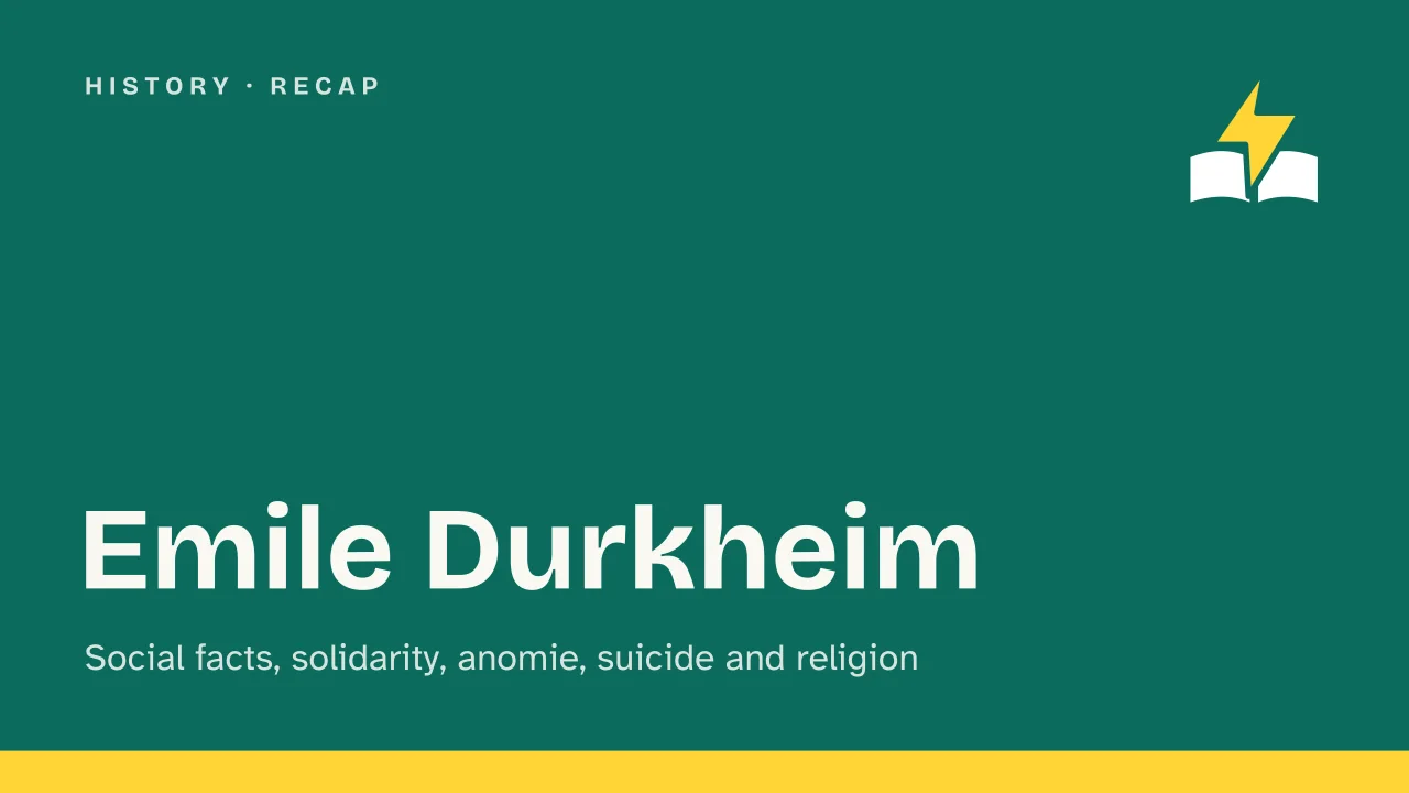 Slide 1 of the presentation on Emile Durkheim: Emile Durkheim