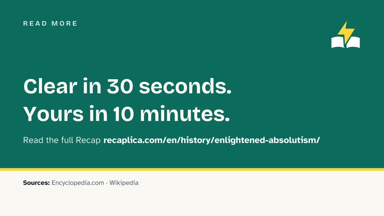 Slide 16 of the presentation on Enlightened Absolutism: Read more