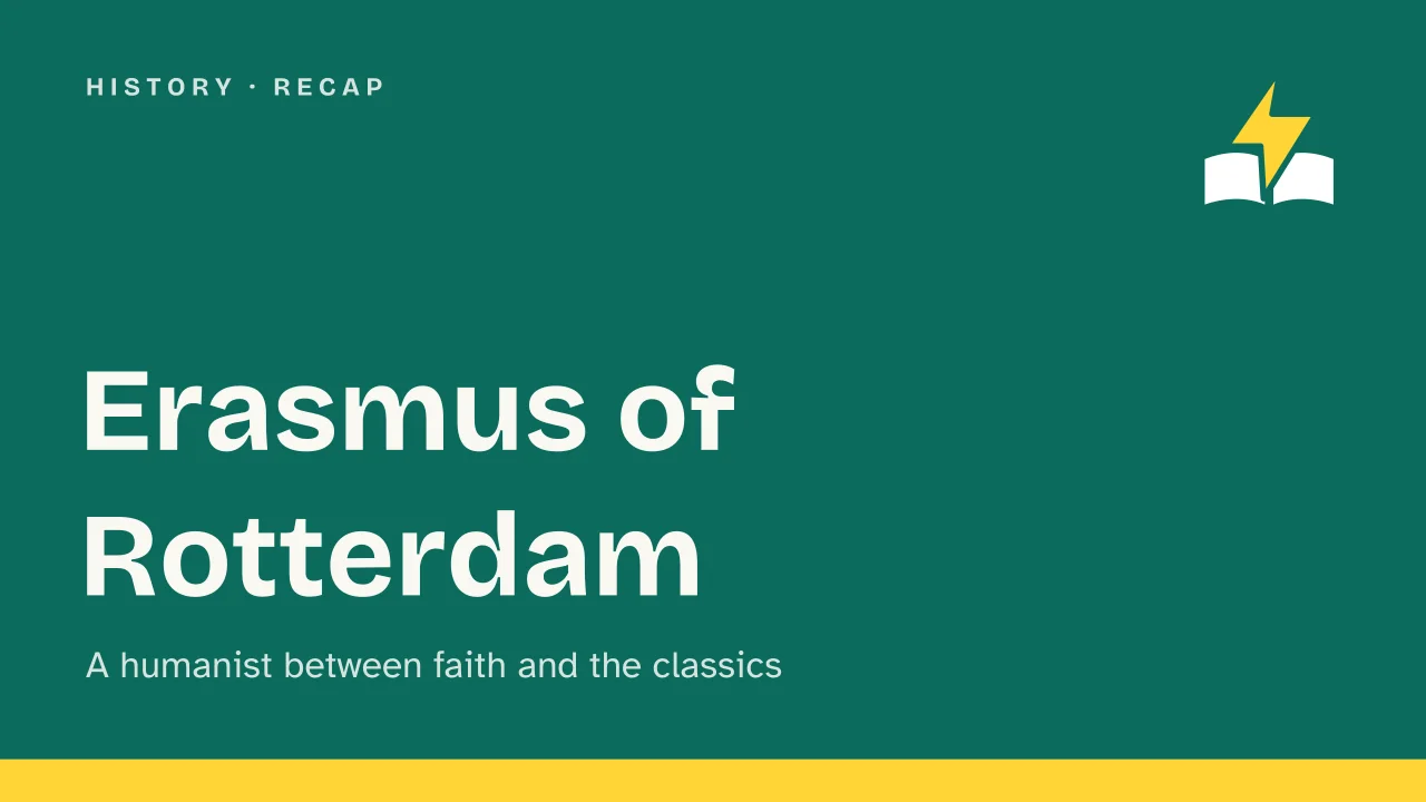 Slide 1 of the presentation on Erasmus of Rotterdam: Erasmus of Rotterdam