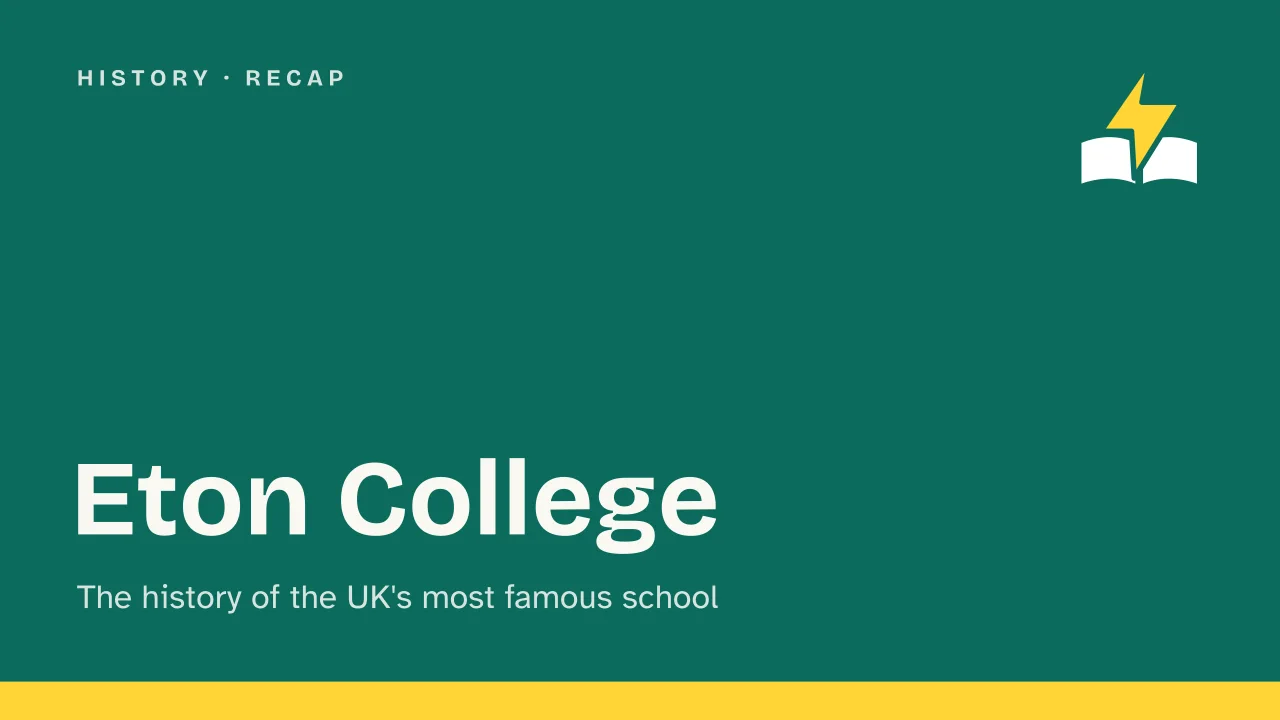 Slide 1 of the presentation on Eton College: Eton College
