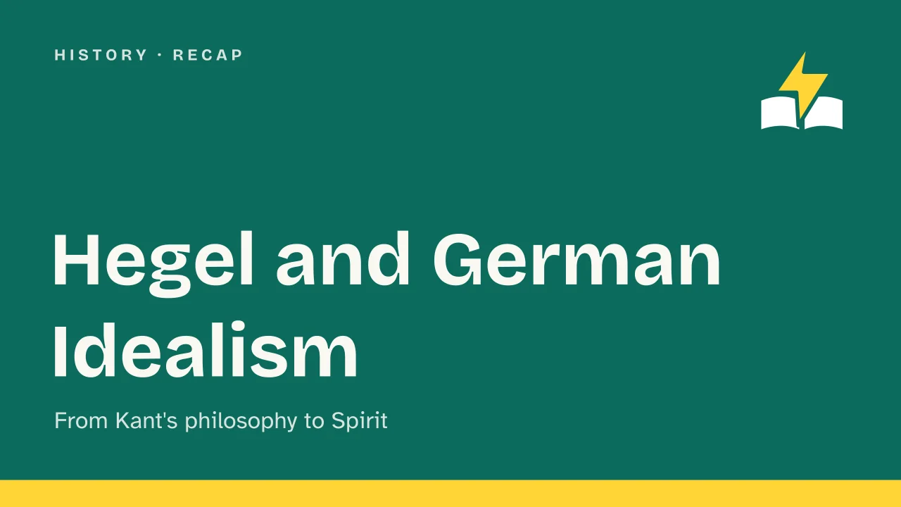 Slide 1 of the presentation on Hegel and German Idealism: Hegel and German Idealism
