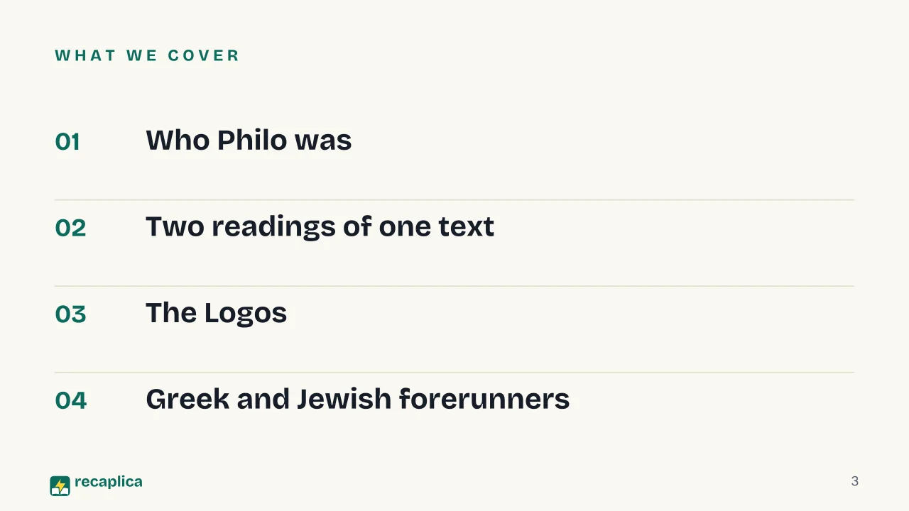 Slide 3 of the presentation on Hellenistic Judaism: What we cover