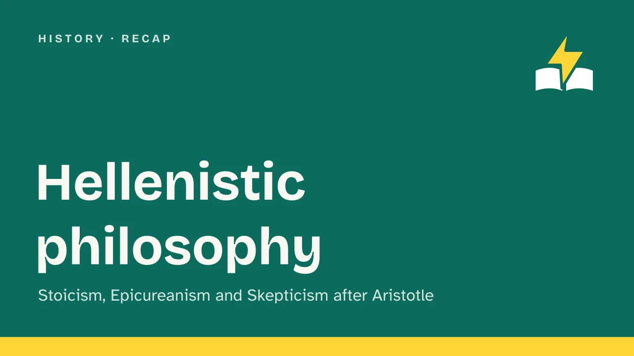 Slide 1 of the presentation on Hellenistic Philosophy: Hellenistic philosophy