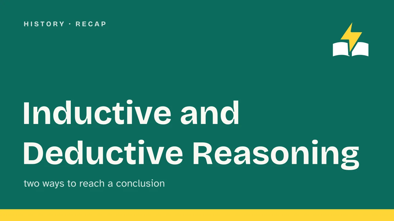 Slide 1 of the presentation on Inductive and Deductive Reasoning: Inductive and Deductive Reasoning