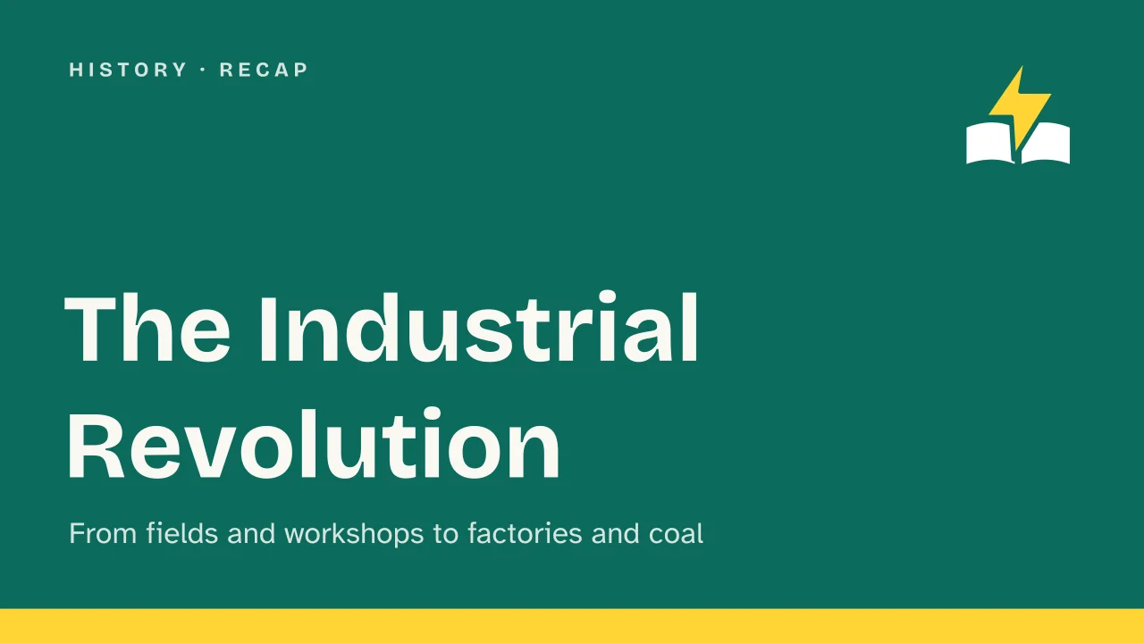 Slide 1 of the presentation on Industrial Revolution: The Industrial Revolution