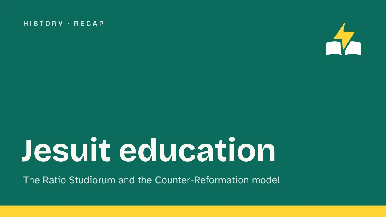 Slide 1 of the presentation on Jesuit Education and the Ratio Studiorum: Jesuit education