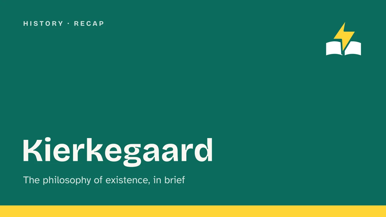 Slide 1 of the presentation on Kierkegaard: Kierkegaard