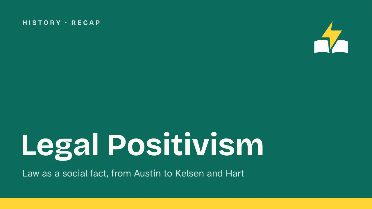 Slide 1 of the presentation on Legal Positivism: Legal Positivism