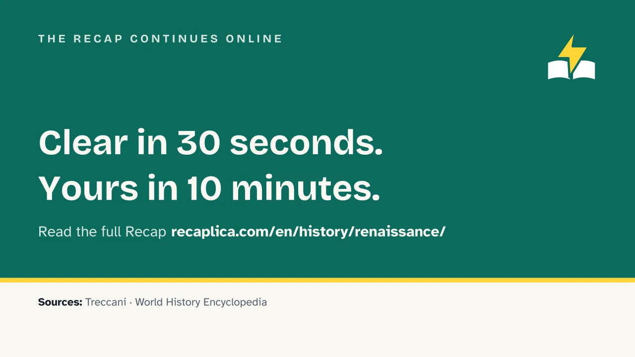 Slide 16 of the presentation on The Renaissance: The Recap continues online
