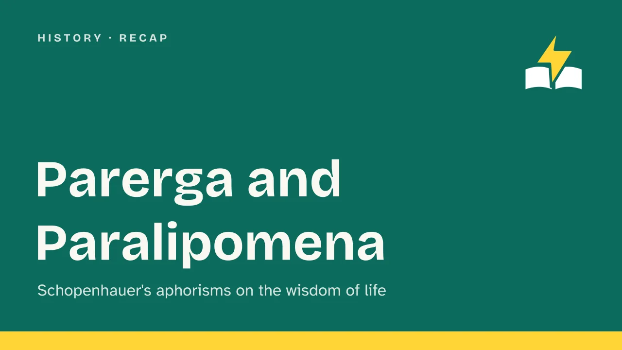 Slide 1 of the presentation on Parerga and Paralipomena: Parerga and Paralipomena