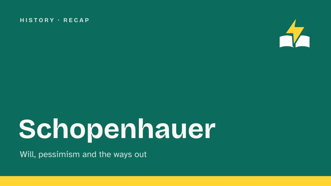 Slide 1 of the presentation on Schopenhauer: Schopenhauer