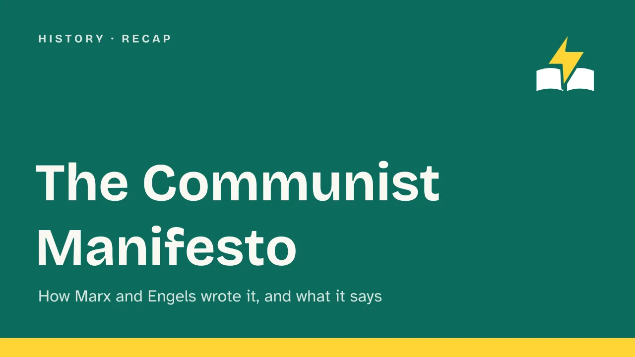 Slide 1 of the presentation on Communist Manifesto: The Communist Manifesto