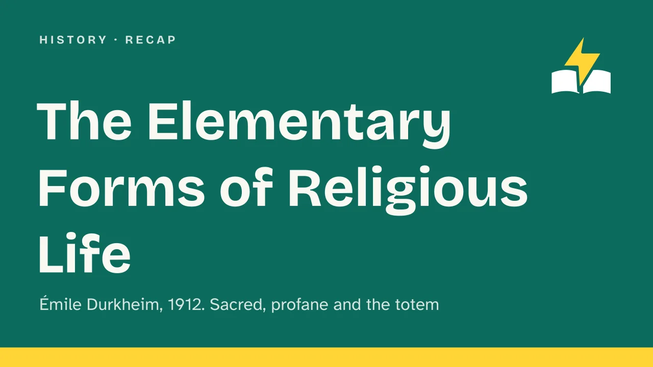 Slide 1 of the presentation on The Elementary Forms of Religious Life: The Elementary Forms of Religious Life