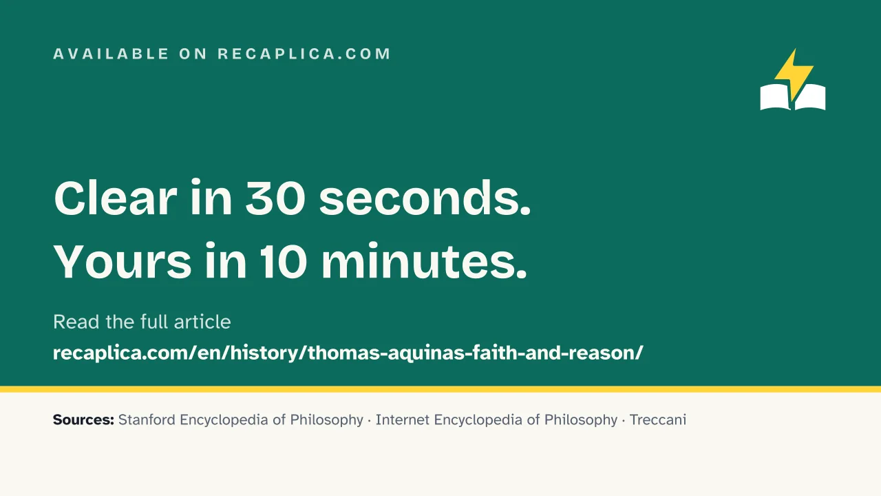 Slide 10 of the presentation on Thomas Aquinas: Available on recaplica.com