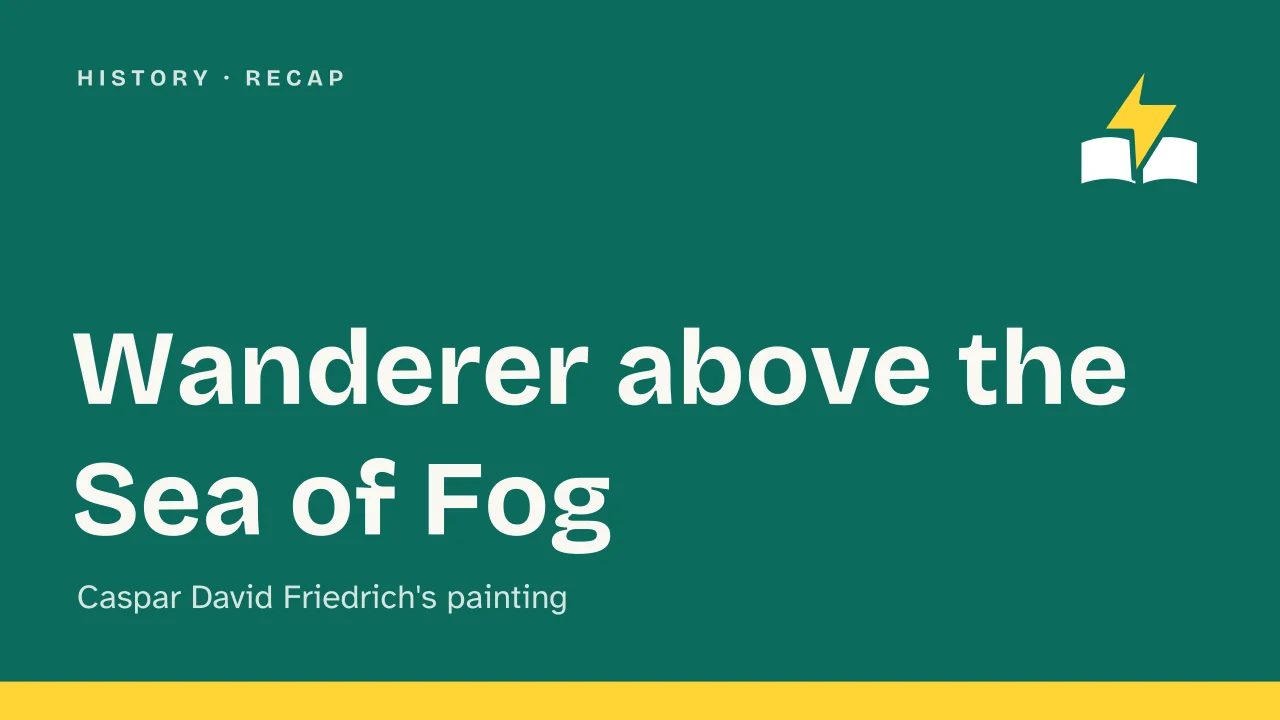 Slide 1 of the presentation on Wanderer above the Sea of Fog: Wanderer above the Sea of Fog