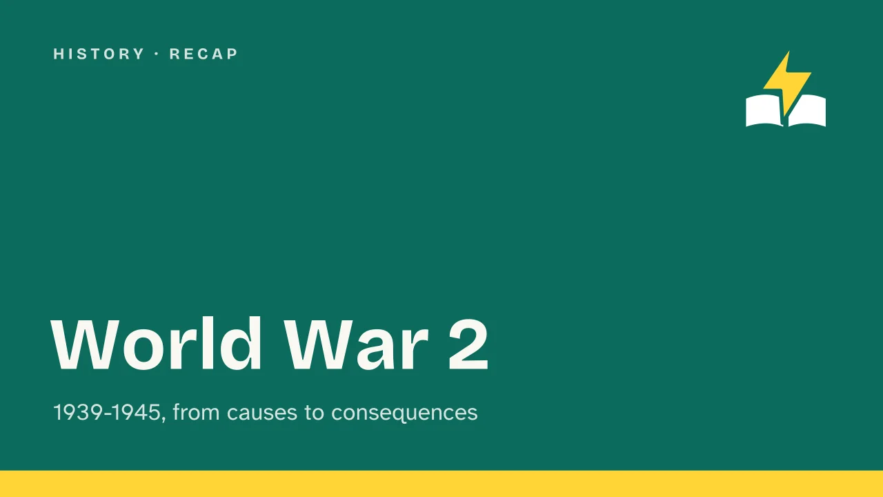 Slide 1 of the presentation on World War 2: World War 2