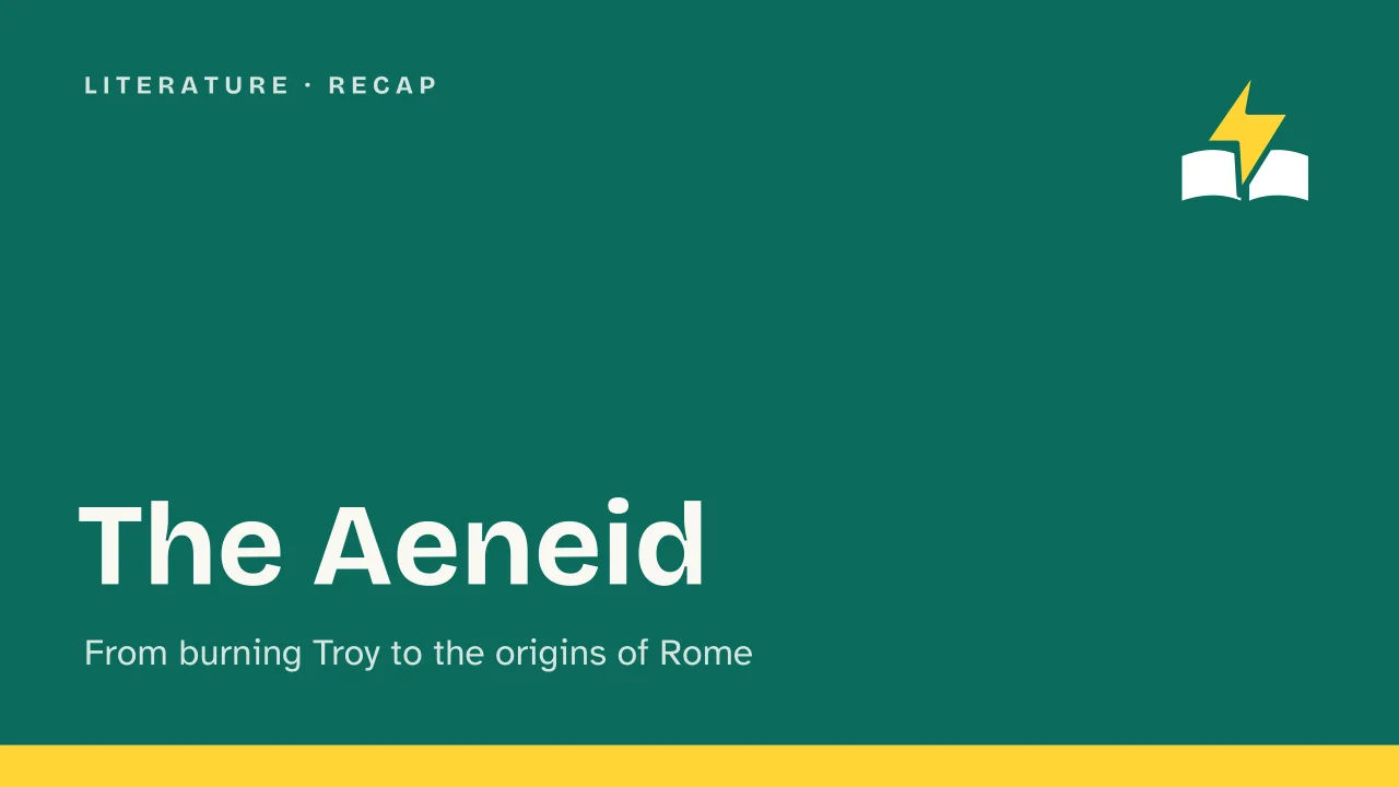 Slide 1 of the presentation on The Aeneid by Virgil: The Aeneid
