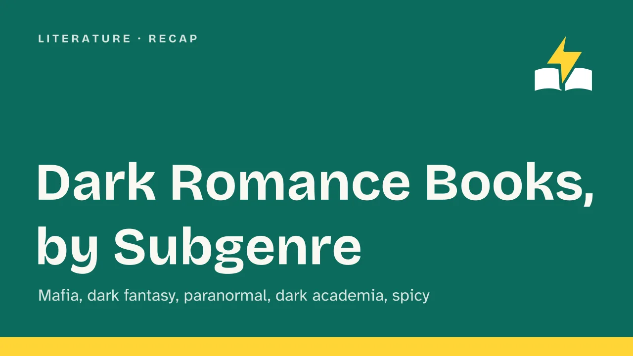 Slide 1 of the presentation on Best Dark Romance Books: Dark Romance Books, by Subgenre
