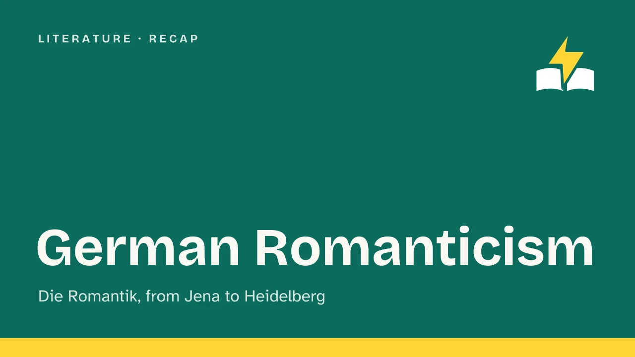 Slide 1 of the presentation on German Romanticism: German Romanticism