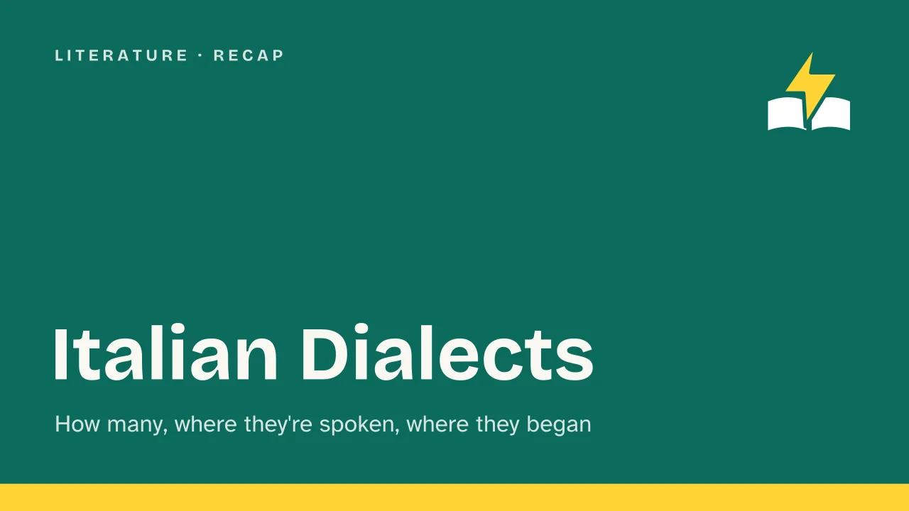 Slide 1 of the presentation on Italian Dialects: Italian Dialects