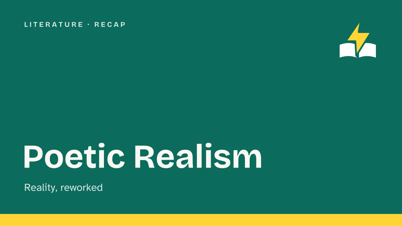 Slide 1 of the presentation on What Is Poetic Realism? Germany's 19th-Century Literary Movement: Poetic Realism