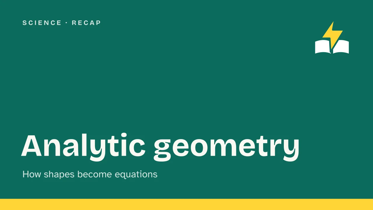 Slide 1 of the presentation on Analytic Geometry: Analytic geometry