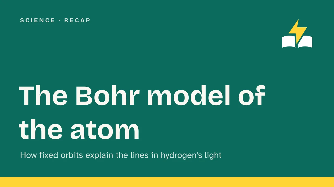 Slide 1 of the presentation on Bohr Model of the Atom Explained: The Bohr model of the atom
