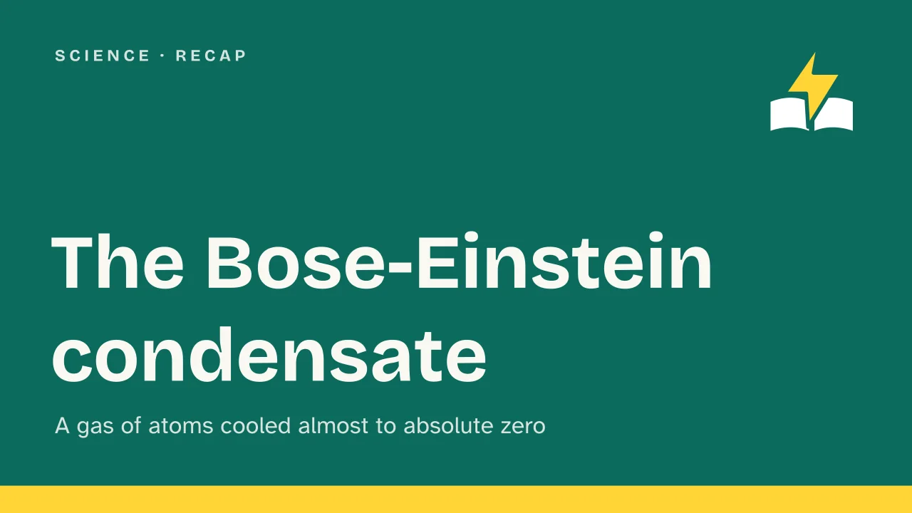 Slide 1 of the presentation on Bose-Einstein Condensate: The Bose-Einstein condensate