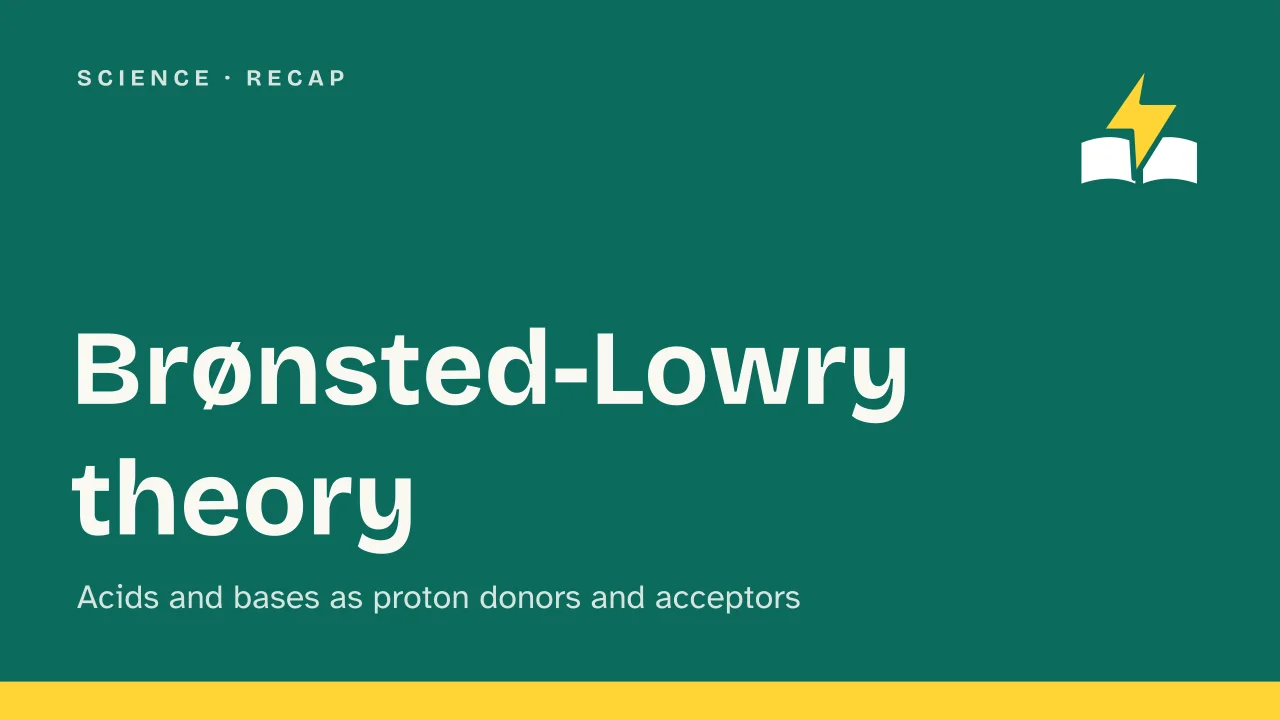 Slide 1 of the presentation on Brønsted-Lowry theory: Brønsted-Lowry theory