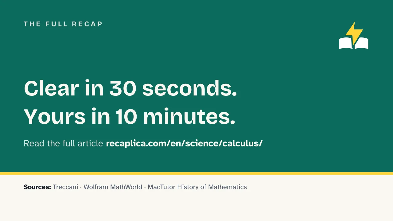 Slide 18 of the presentation on Calculus: The full Recap