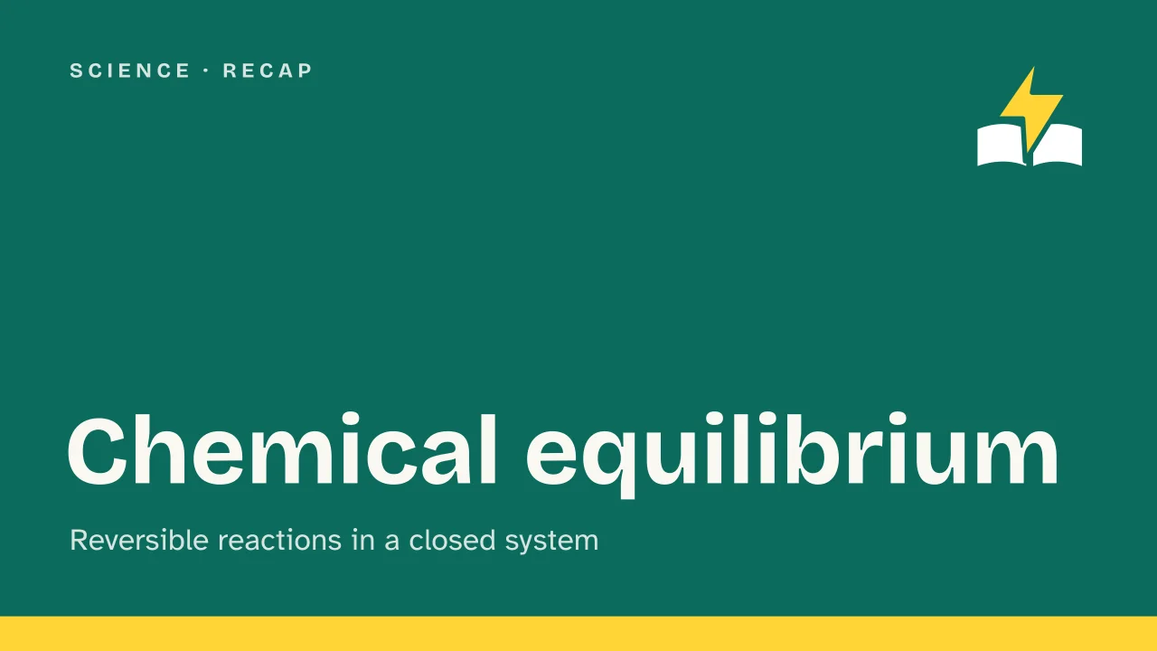 Slide 1 of the presentation on Chemical Equilibrium: Chemical equilibrium