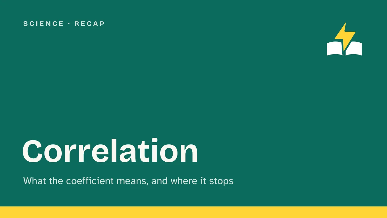 Slide 1 of the presentation on Correlation: Correlation